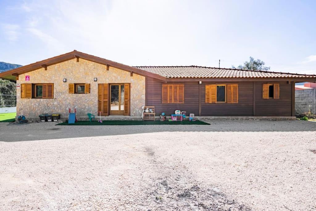Wooden House Villa Minde Exterior foto
