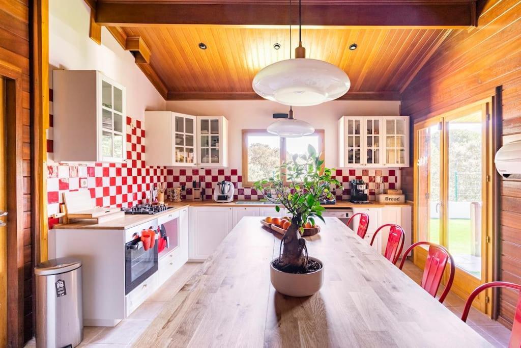 Wooden House Villa Minde Exterior foto